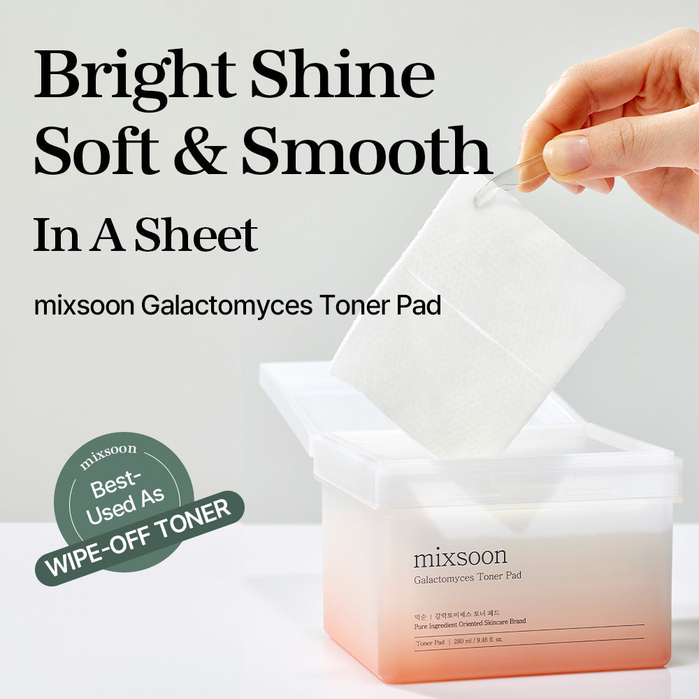 mixsoon 半乳糖酵母爽膚棉片 [2025 版本 - 60片]