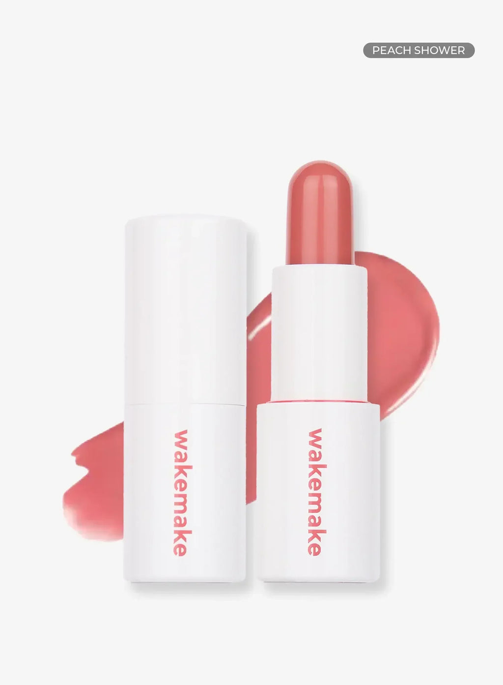 WAKEMAKE Healthy Glow Balm Stick 01 Peach Shower product shade