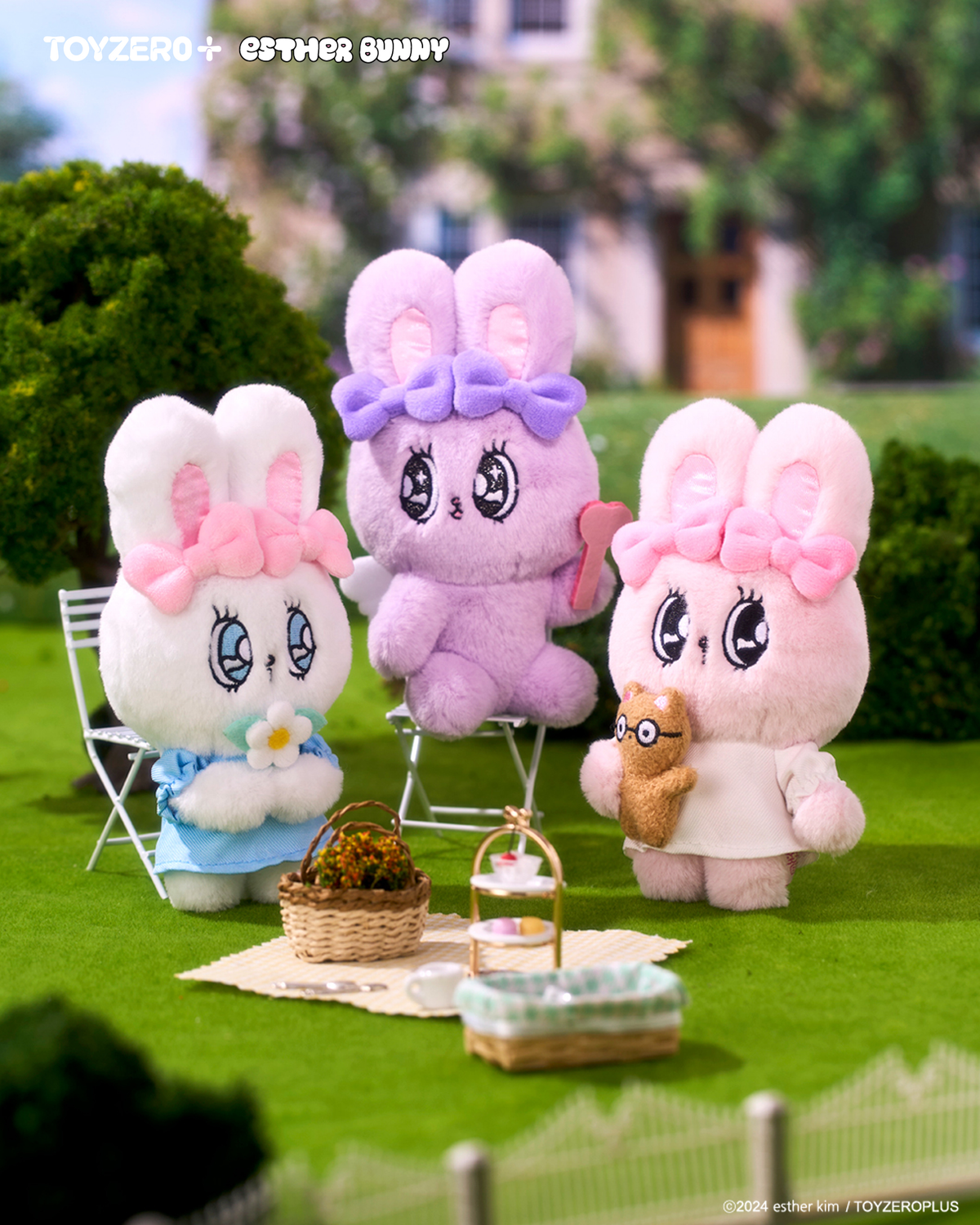 艾絲樂小兔甜蜜約會系列毛絨掛件盲盒 Esther Bunny Sweet Date Series Plush Charm Blind Box