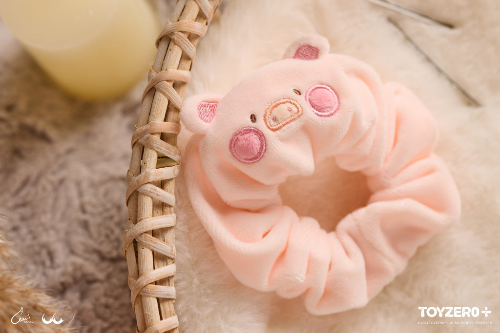 罐頭豬LuLu經典系列毛絨髮圈 LuLu Classic Series Plush Hair Scrunchie