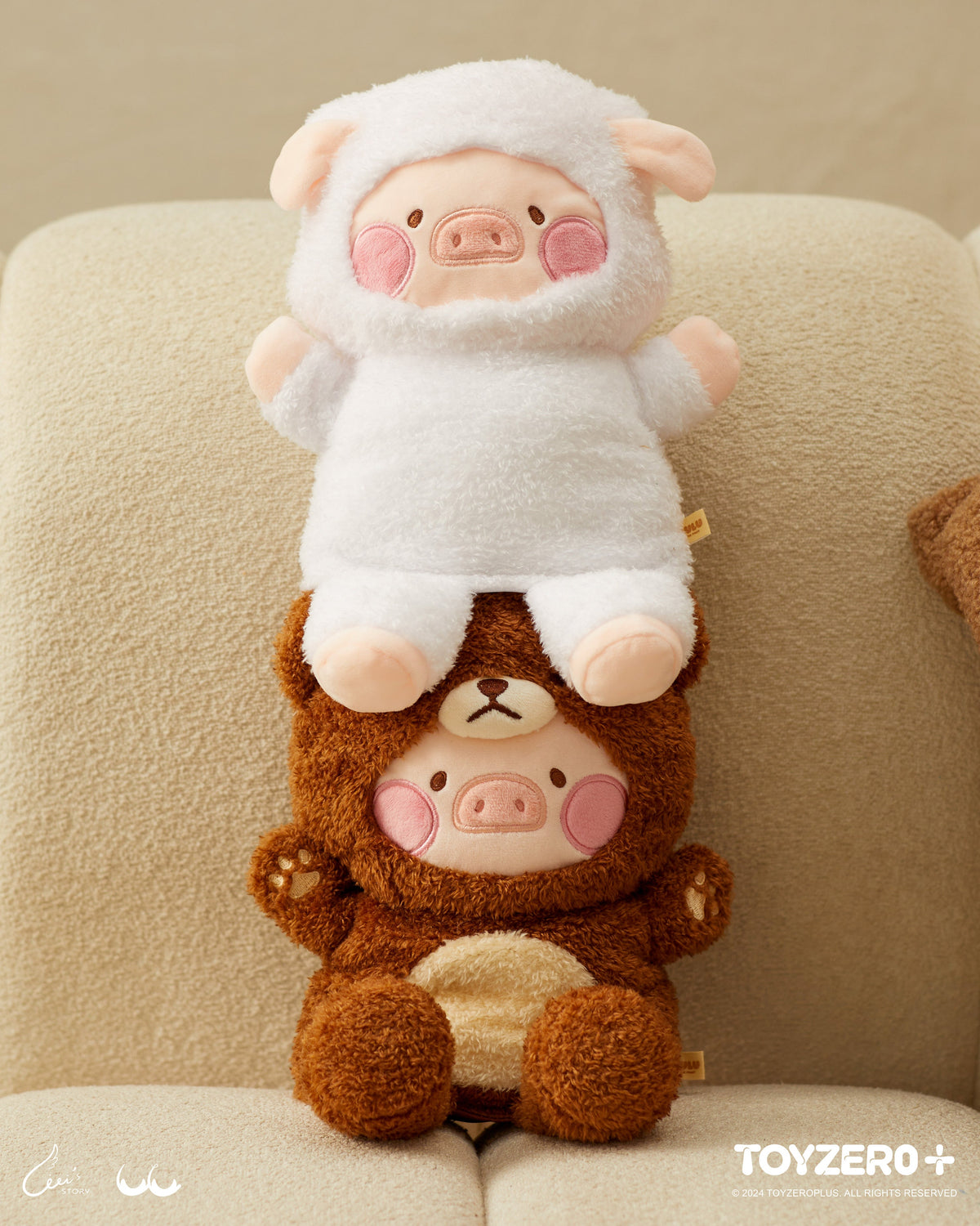 罐頭豬LuLu變裝系列手偶豬羊 LuLu Dress-up Series Hand Puppet Pig-Sheep