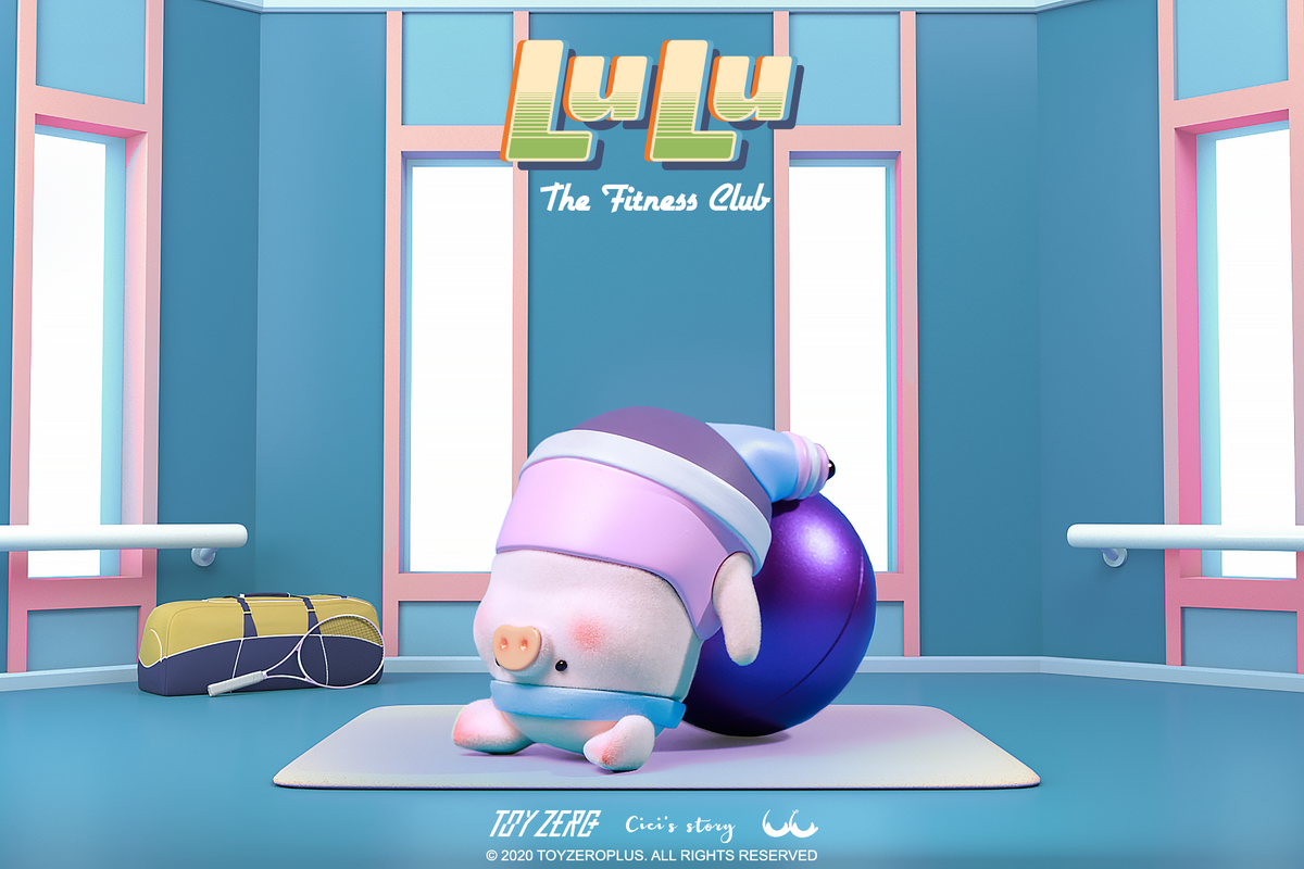 罐頭豬LuLu運動系列單盒 LuLu Sports Series Single Box