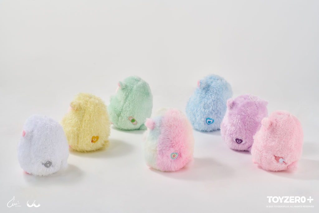 罐頭豬LuLu彩虹豬羊毛絨公仔盲盒 LuLu Rainbow Sheep Wool Plush Figure Blind Box