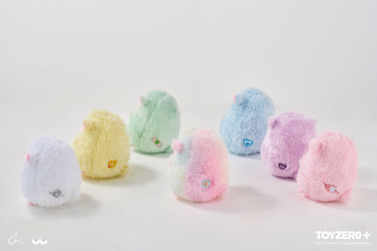 罐頭豬LuLu彩虹豬羊毛絨公仔盲盒 LuLu Rainbow Sheep Wool Plush Figure Blind Box