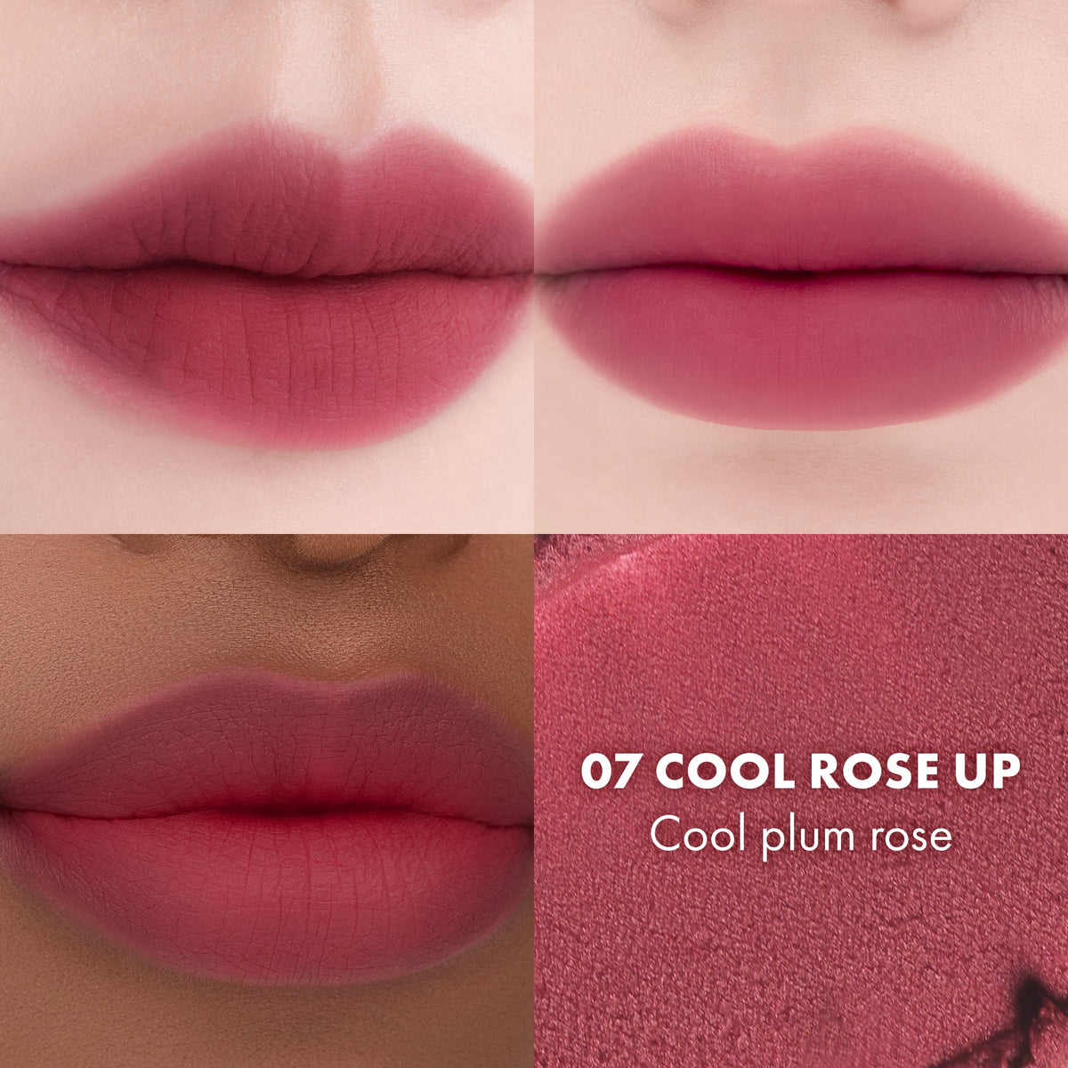 romand-blur-fudge-tint #07 Cool Rose Up 色號