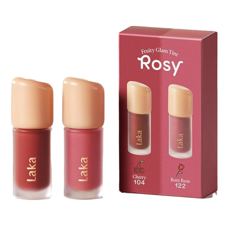 Laka Fruity Glam Tint Mini Duo Rosy Edition