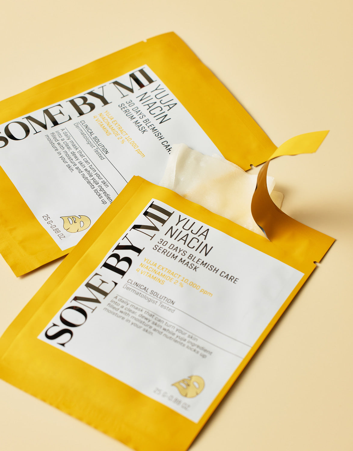 SOMEBYMI 柚子抗老保濕30天淡斑精華面膜 1片