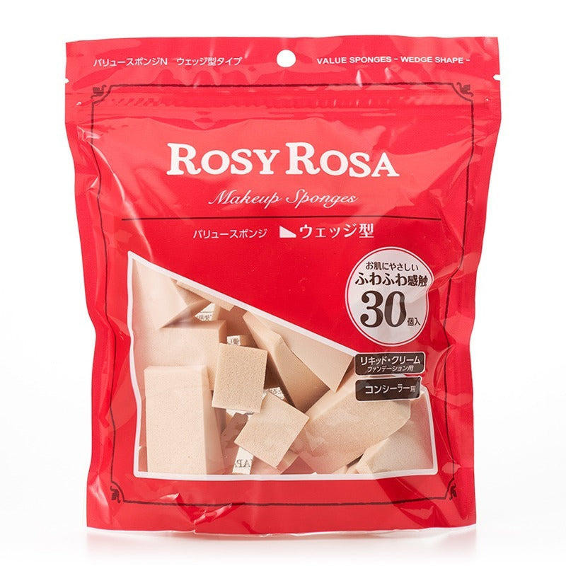 rosy rosa粉底液粉撲三角形 30P