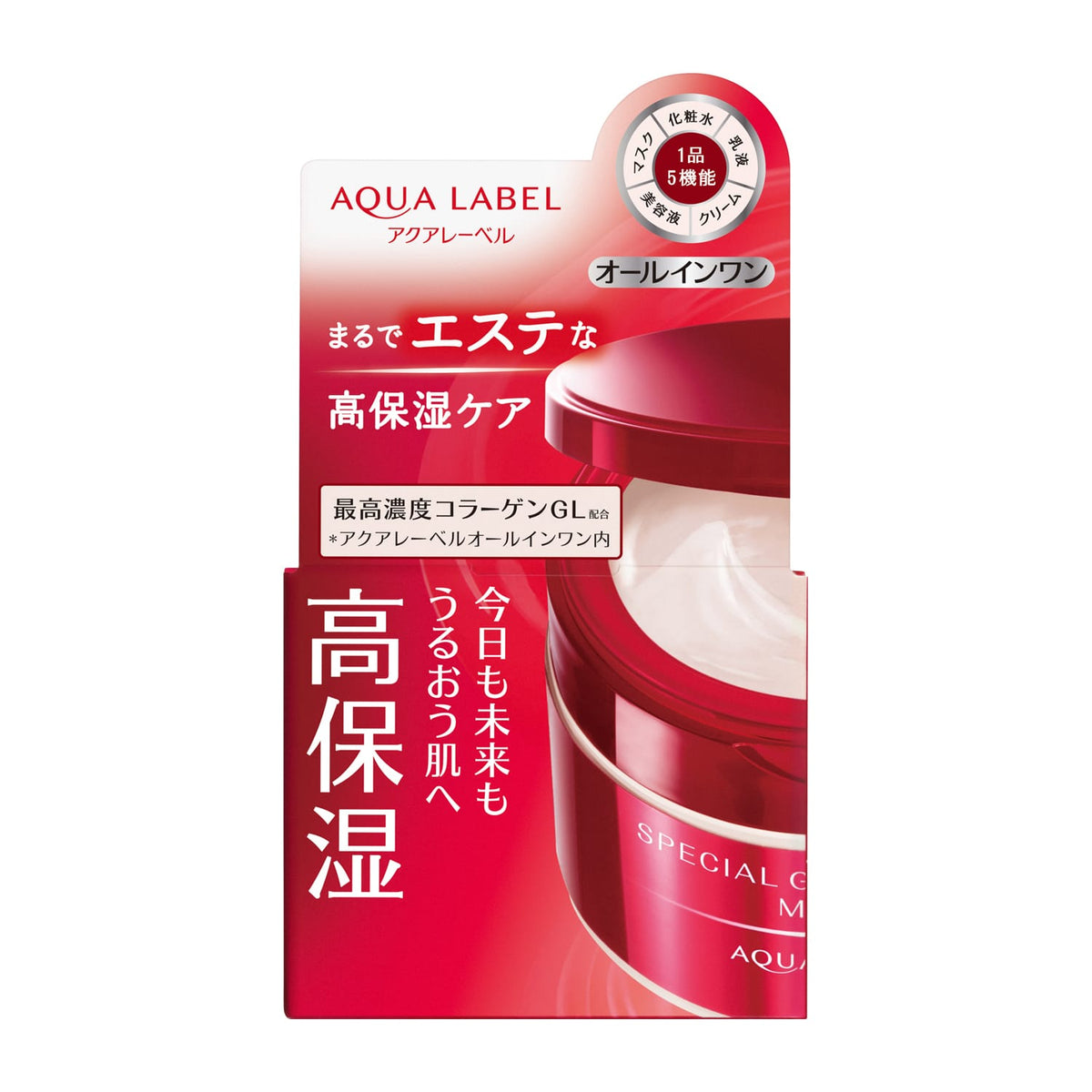 資生堂 水之印 五合一高保濕面霜 Aqualabel All-in-One Gel Cream 90g