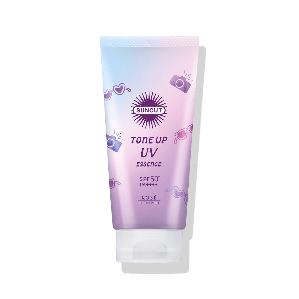 KOSE SUNCUT Tone Up UV Essence 薰衣草紫 80g 官方正面產品圖