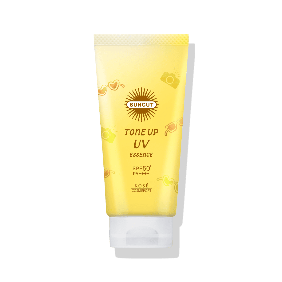 KOSE SUNCUT Tone Up UV Essence 奶油黃 80g 官方正面產品圖