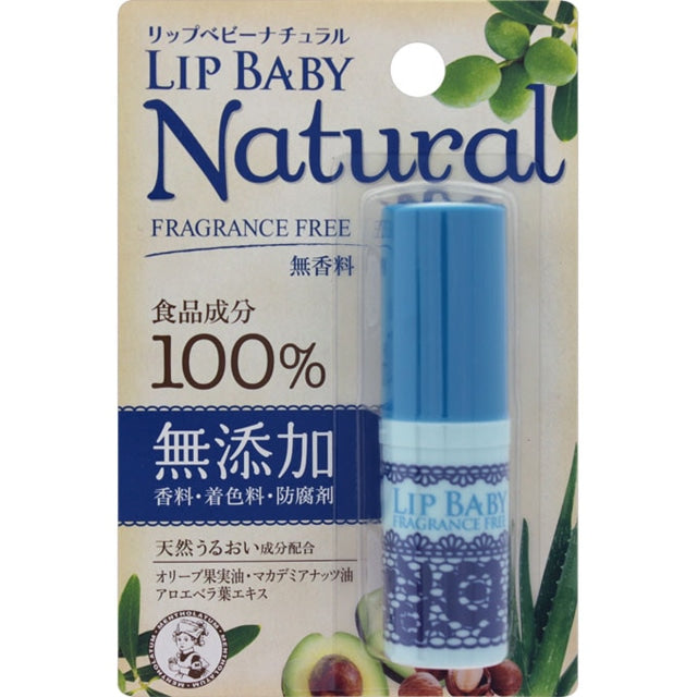 曼秀雷敦 Lip Baby 天然潤唇膏 無香料 Mentholatum Lip Baby Natural