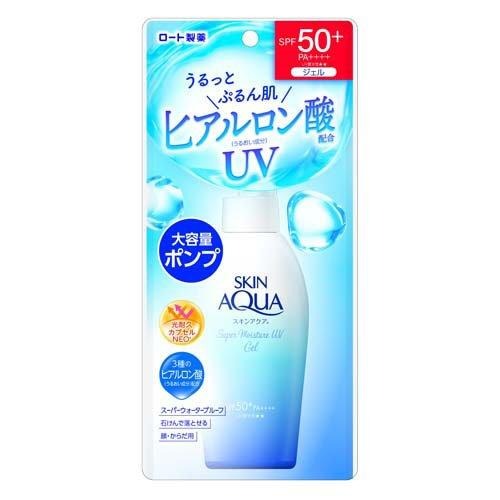 ROHTO Skin Aqua 超保濕水感防曬啫喱（泵裝） SPF50+ PA++++ 140g