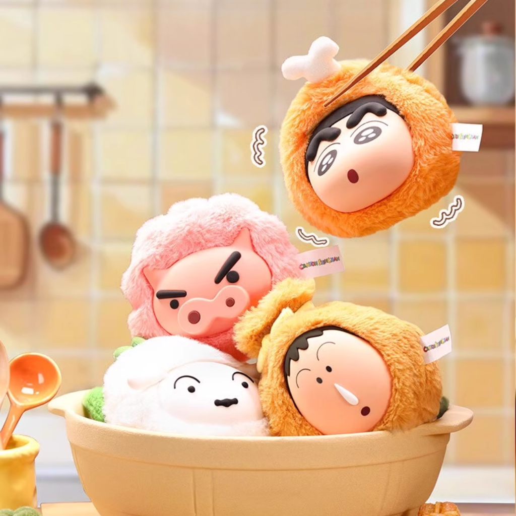 蠟筆小新 關東煮系列 毛絨散銀包盲盒 (Crayon Shin-chan Oden Series Plush Coin Purse Blind Box)