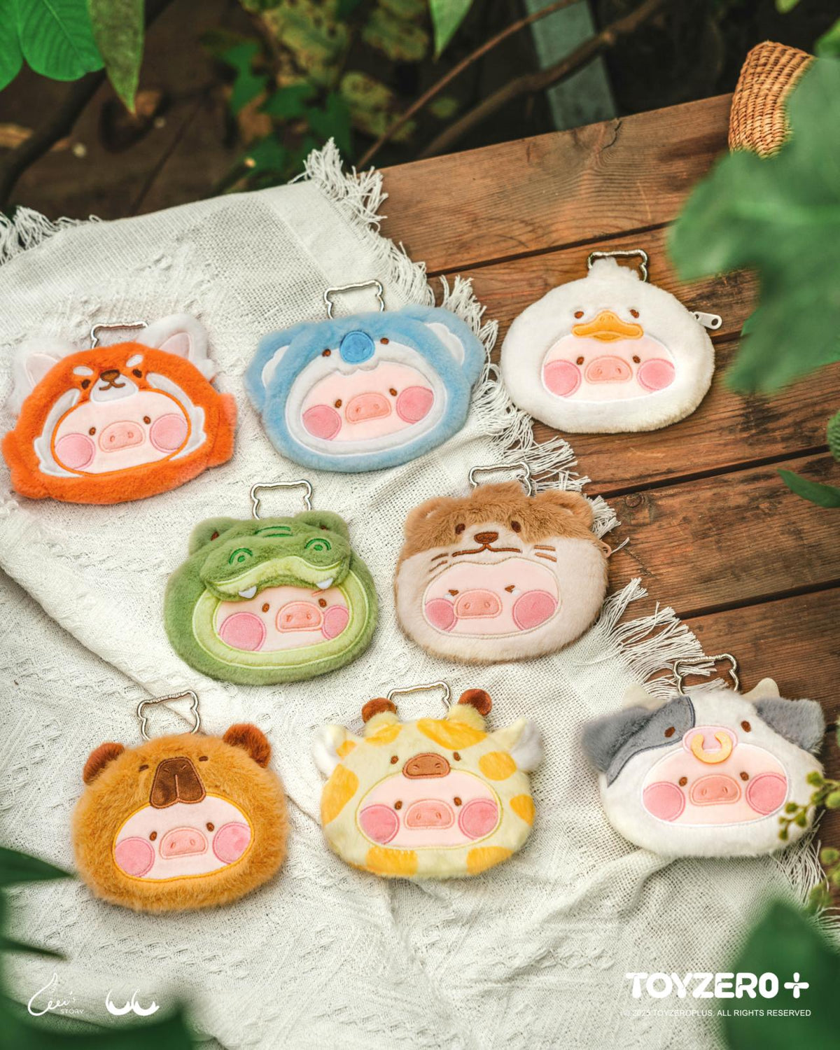 罐頭豬LuLu動物派對毛絨隨身包盲盒 LuLu Animal Party Plush Pouch Blind Box