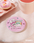 Esther Bunny - 矽藻泥吸水杯墊 (Ribbon Bunny) Esther Bunny Diatomite Absorbent Coaster (Ribbon Bunny)