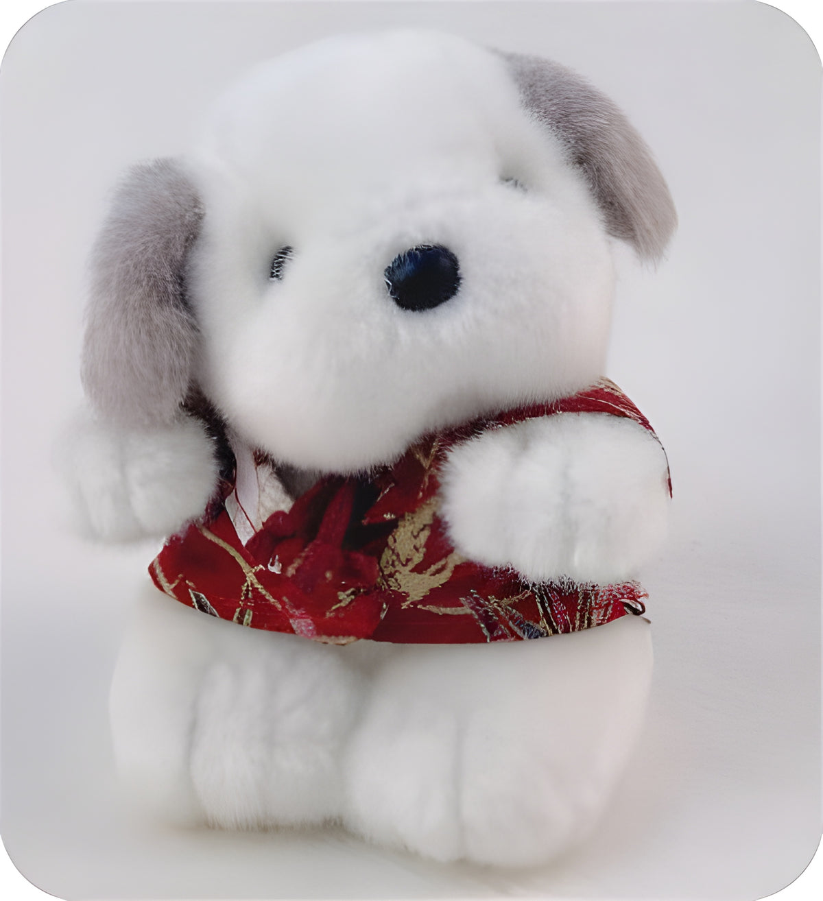 梅吉狗狗-白色-歪歪頭高15CM