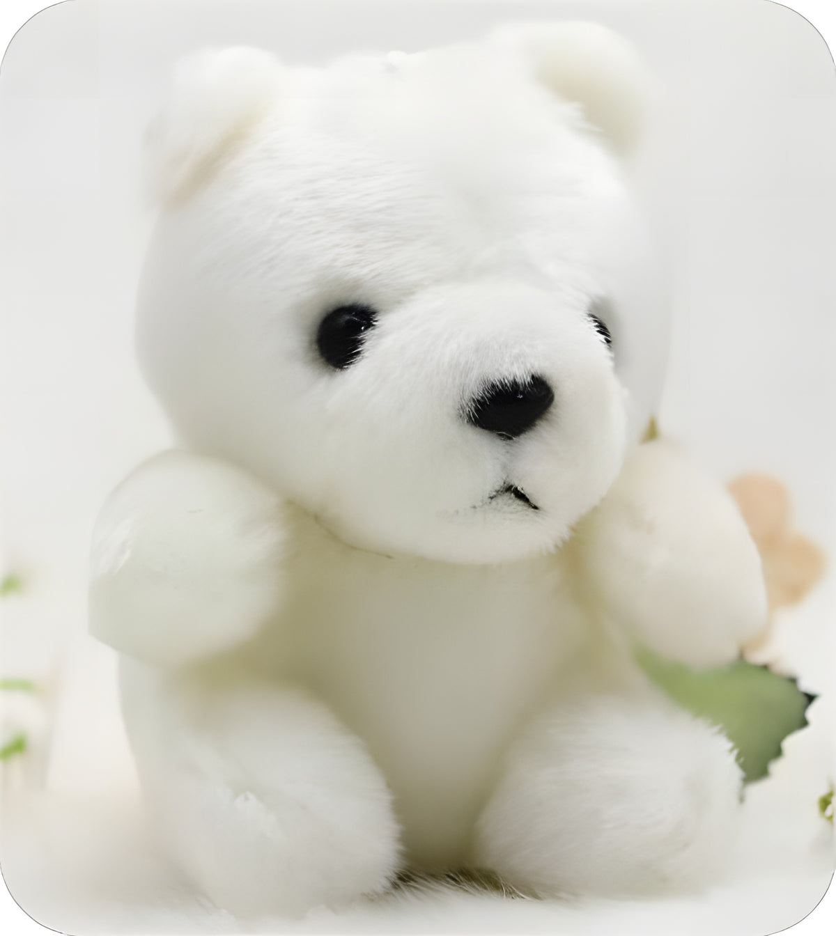 振動款白熊掛件-高8CM