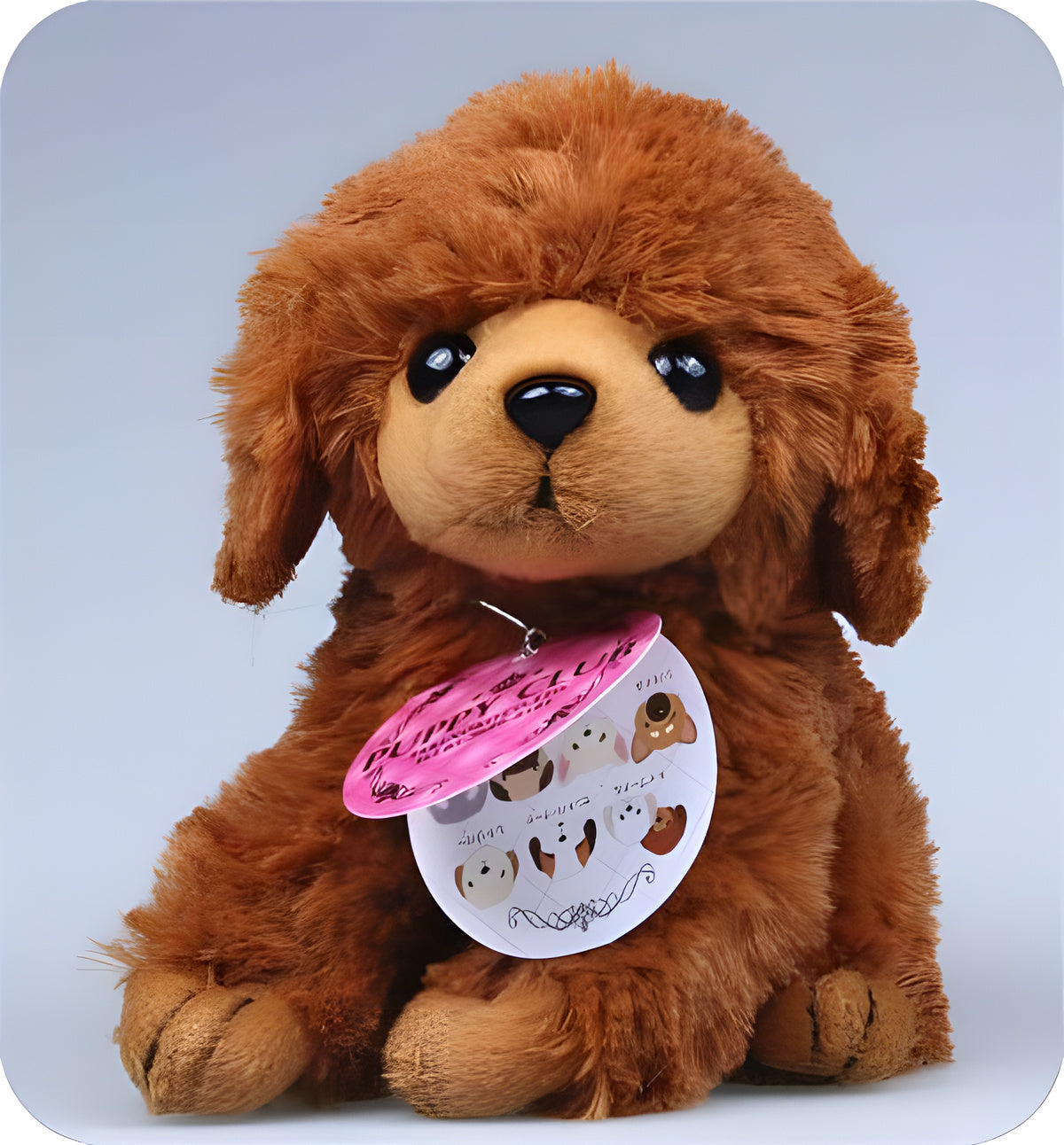 TAKENOKO 沙皮貴賓犬公仔 蹲姿 13cm
