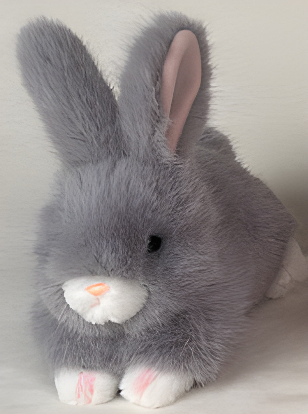趴姿灰色小兔-17CM