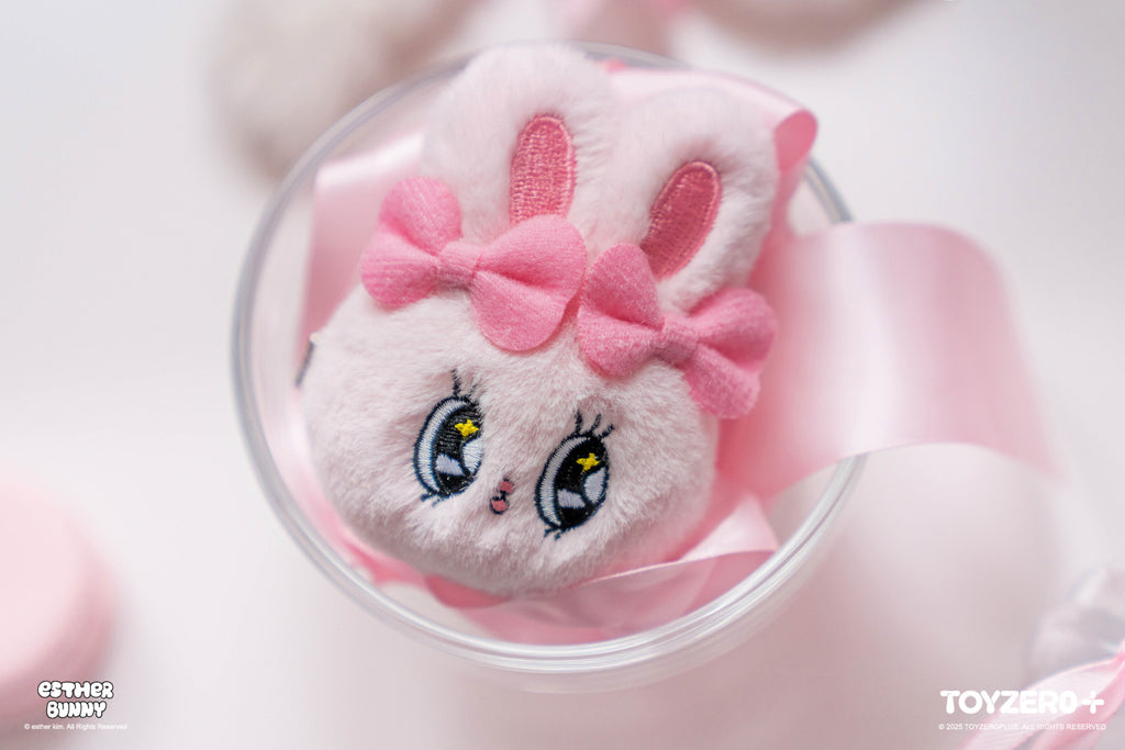 Esther Bunny - 毛絨髮夾 (Ribbon Bunny) Esther Bunny Plush Hair Clip (Ribbon Bunny)