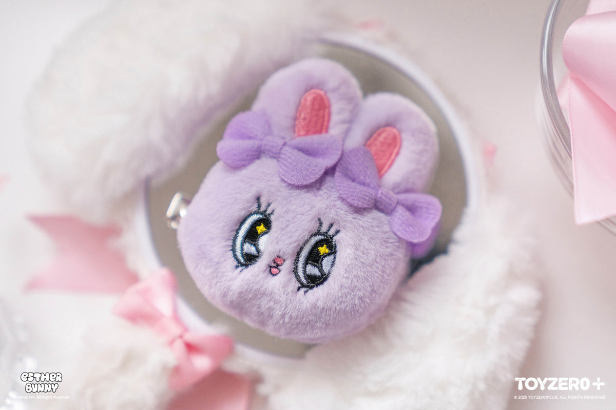 Esther Bunny - 毛絨髮夾 (Lavender Bunny) Esther Bunny Plush Hair Clip (Lavender Bunny)
