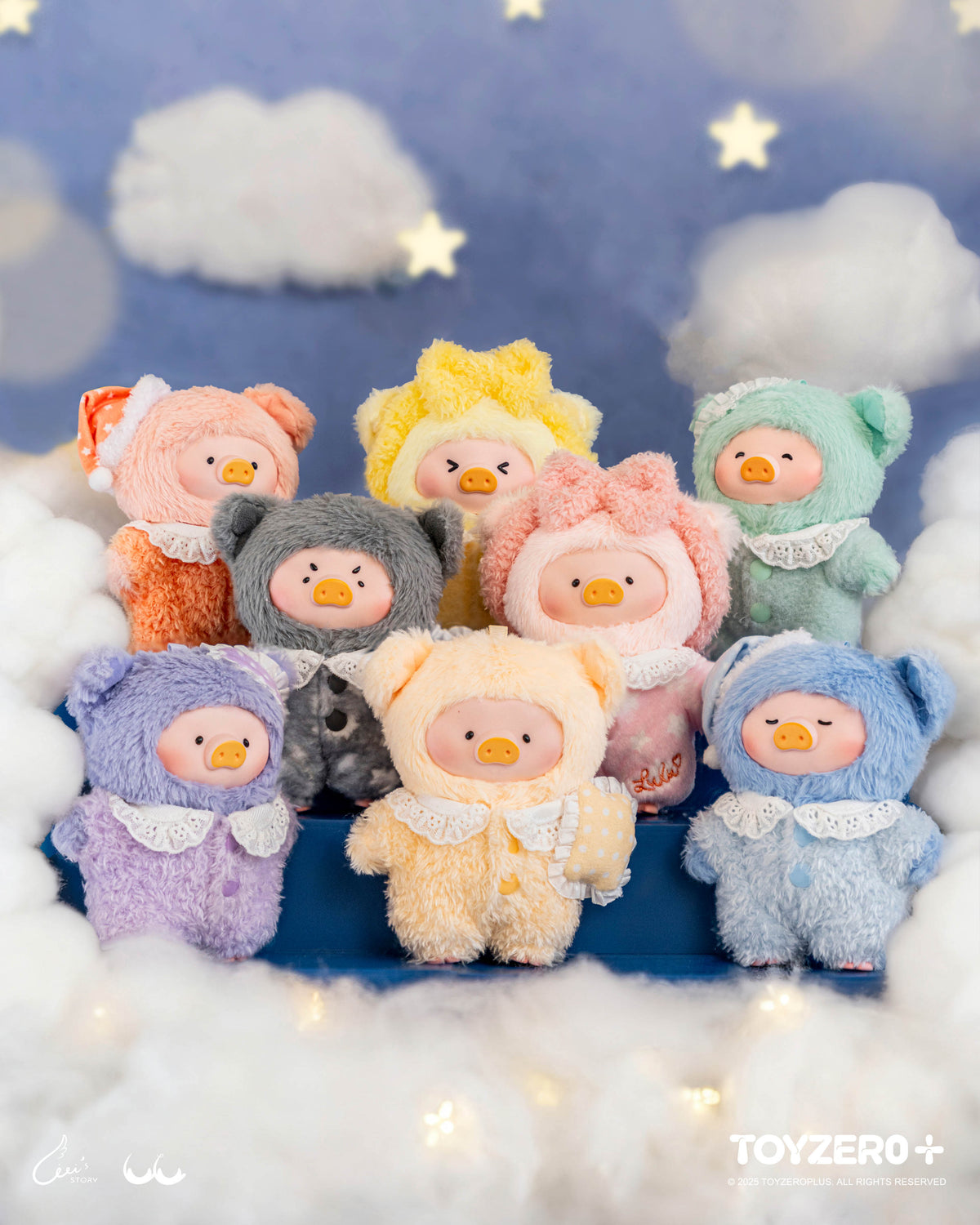 罐頭豬LuLu夢裡什麼都有系列膠臉毛絨掛件盲盒 LuLu "Dreams Have Everything" Series Vinyl Face Plush Charm Blind Box