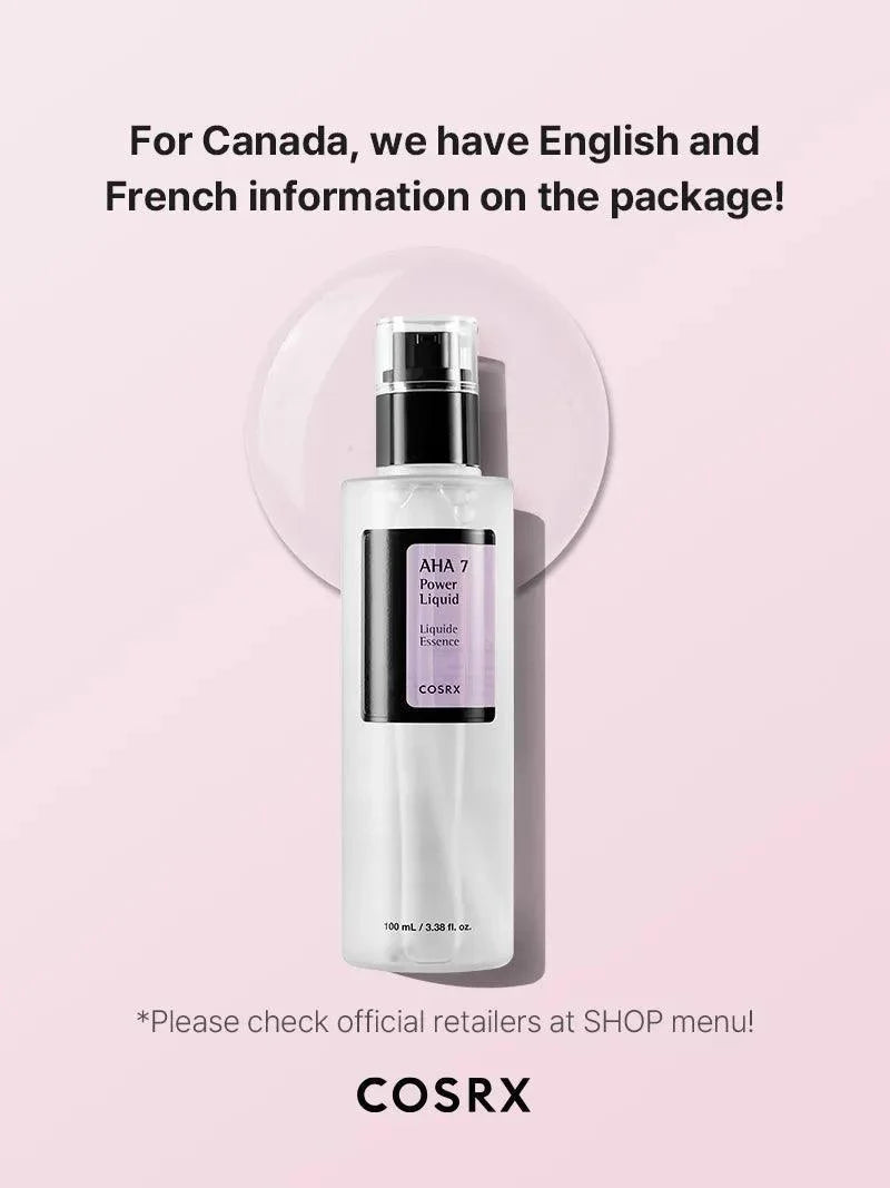 COSRX - AHA 7果酸白頭粉刺水楊白頭超能水 100ml