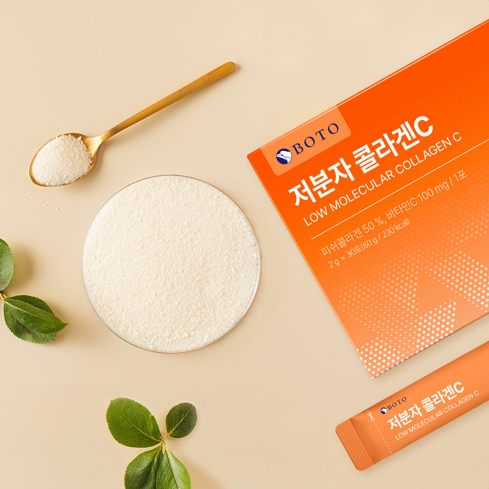 [Short expiry · expires 2026-11-05] BOTO Low-Molecular Collagen + Vitamin C Powder 30 sticks