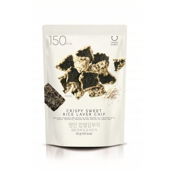 Delight Project 香脆糯米紫菜脆片 30g / Delight Project Crispy Sweet Rice Laver Chip 30g（명인 찹쌀김부각）