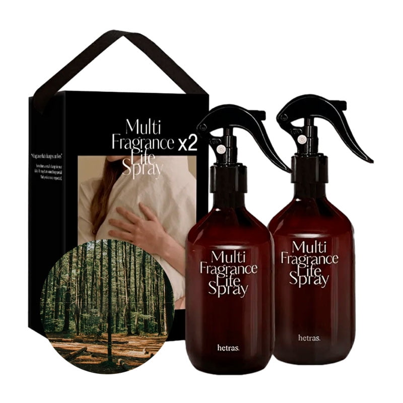 HETRAS 多用途香氛生活噴霧 300ml×2枝裝（Jeju Saryeoni Forest 濟州沙如意森林）