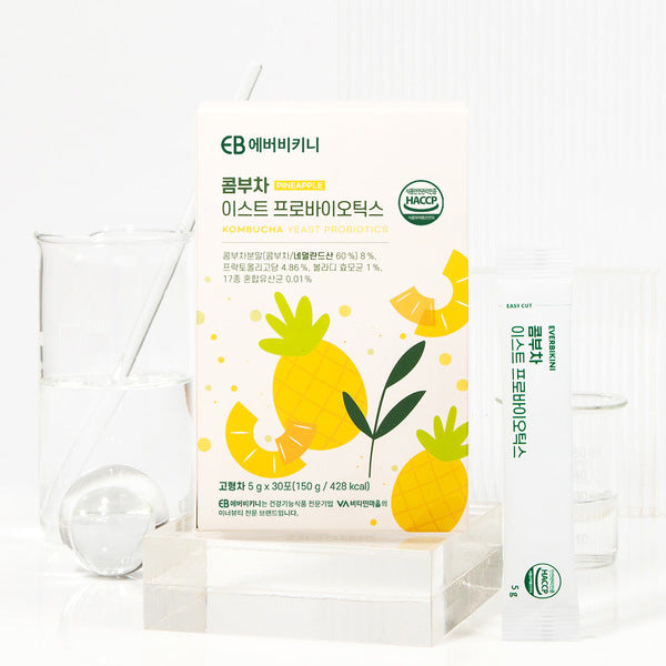 [Short expiry · expires 2026-12-08] Everbikini Kombucha Yeast Probiotics [5g x 30 sticks]