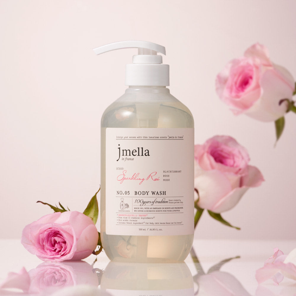 JMELLA IN FRANCE 香水沐浴露 No.05 Sparkling Rosé 500ml / 제이멜라 인 프랑스 스파클링 로제 바디 워시 500ml