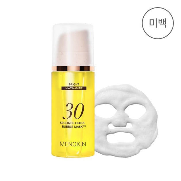 MENOKIN 30秒速效泡沫面膜95ml -黃色亮白