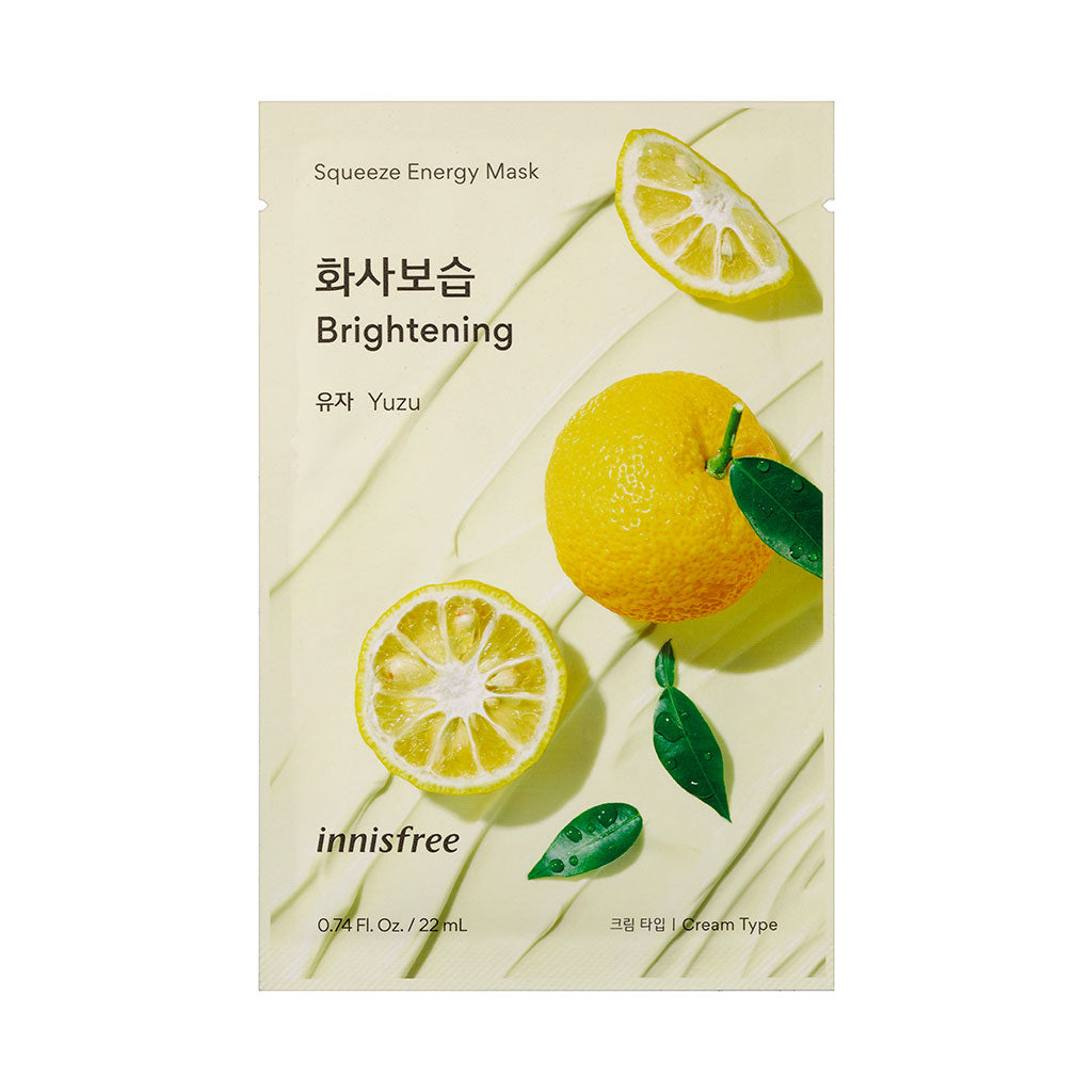 innisfree 柚子能量面膜