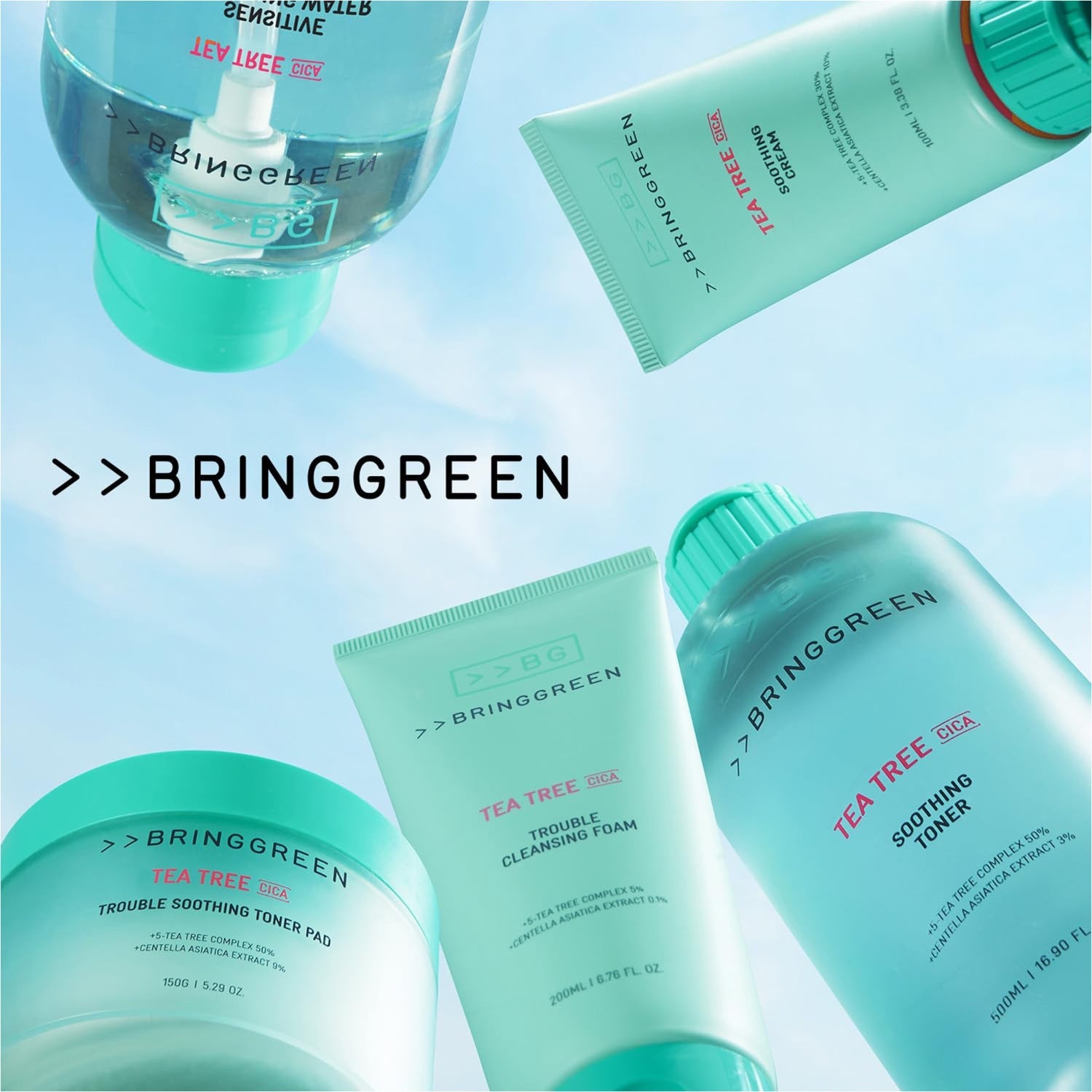 Bring Green-茶樹修護抗痘洗面乳300ml