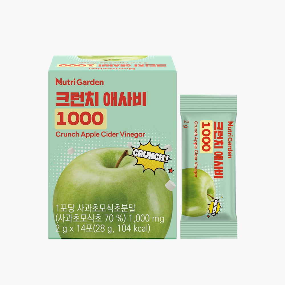 JUNGWONSAM NutriGarden 香脆蘋果醋 1000 [2g x 14條]