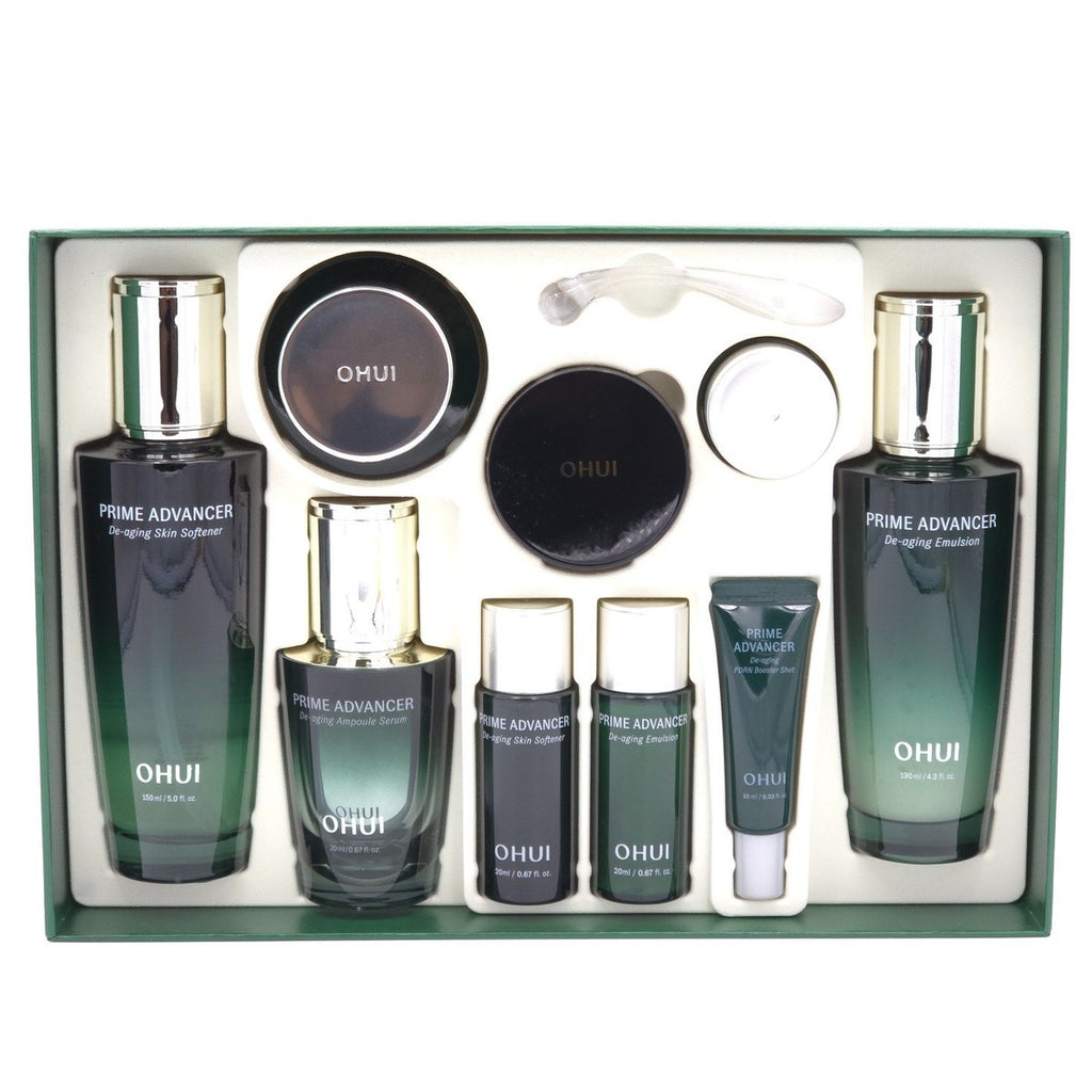 O HUI 歐蕙 Prime Advancer 逆時抗皺四件裝特別套裝 (Prime Advancer De-aging 4pcs Special Set, 9 items)