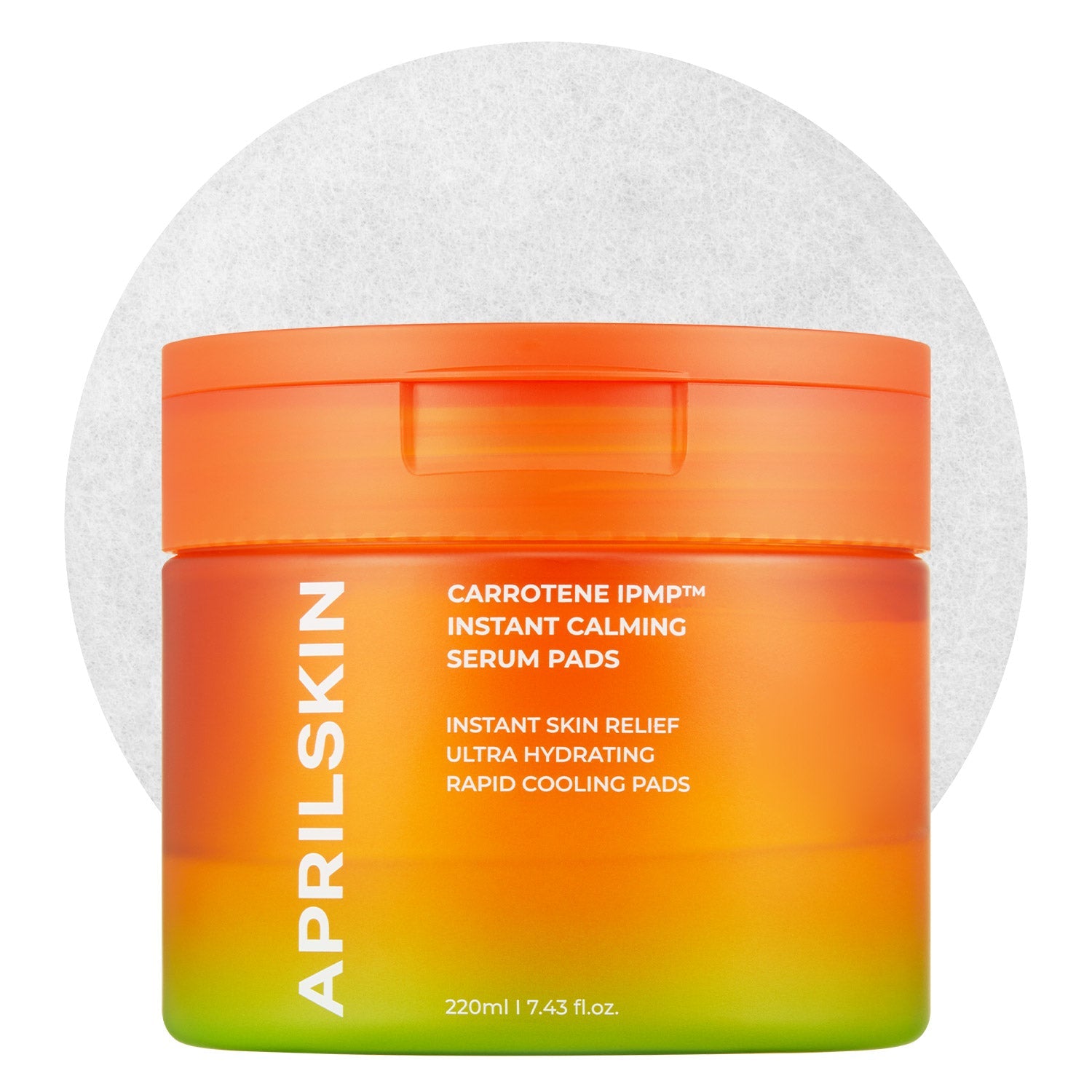 APRILSKIN 胡蘿蔔IPMP冰感鎮靜爽膚棉80片
