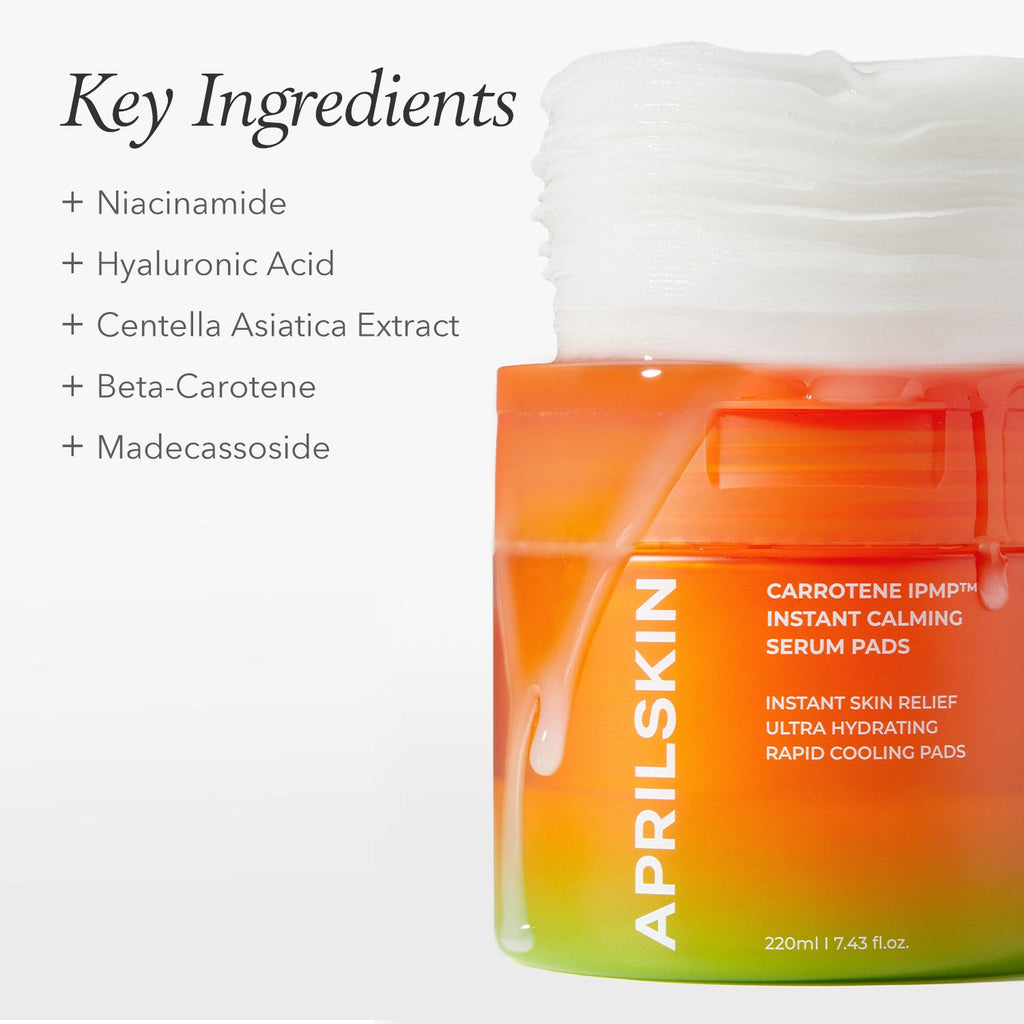 APRILSKIN 胡蘿蔔IPMP冰感鎮靜爽膚棉80片