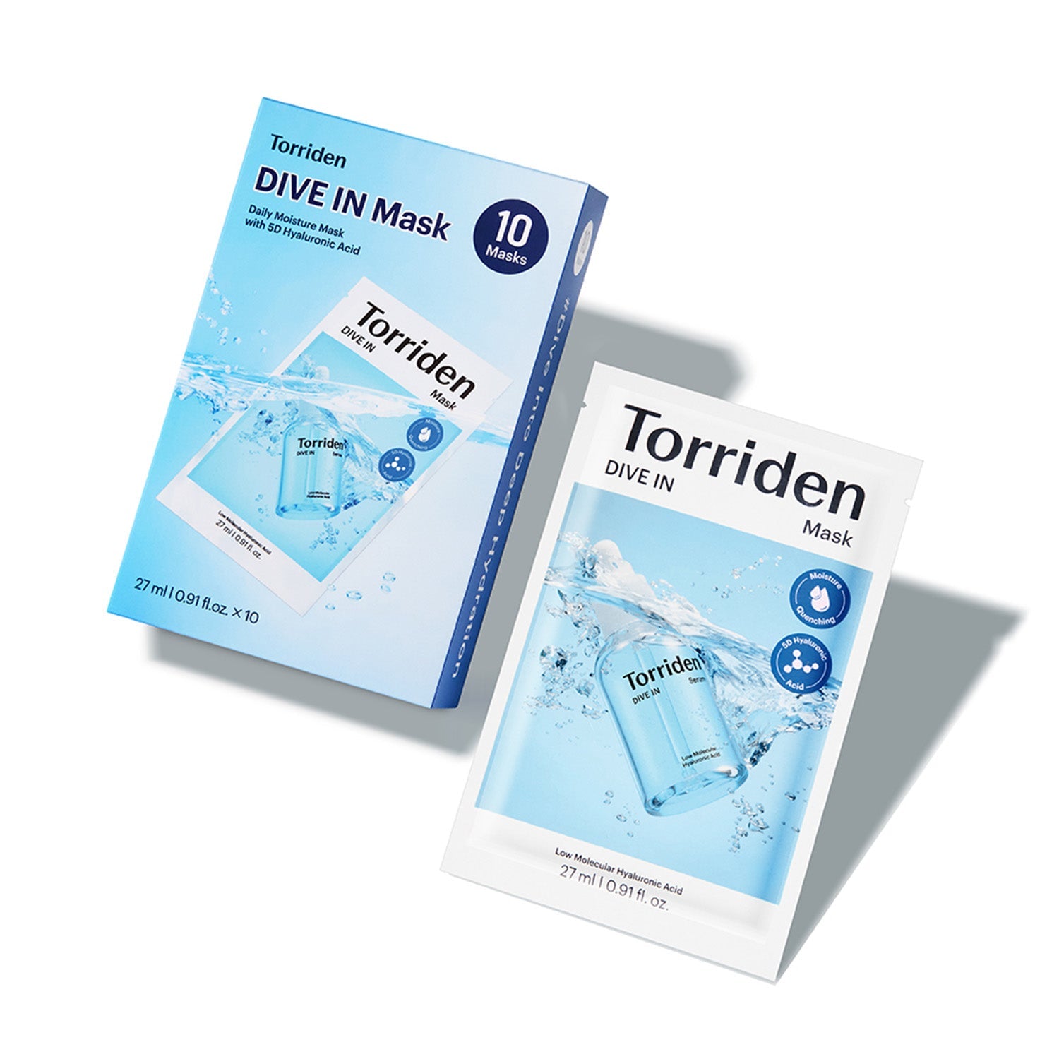 Torriden 低分子透明質酸深層保濕面膜 10片