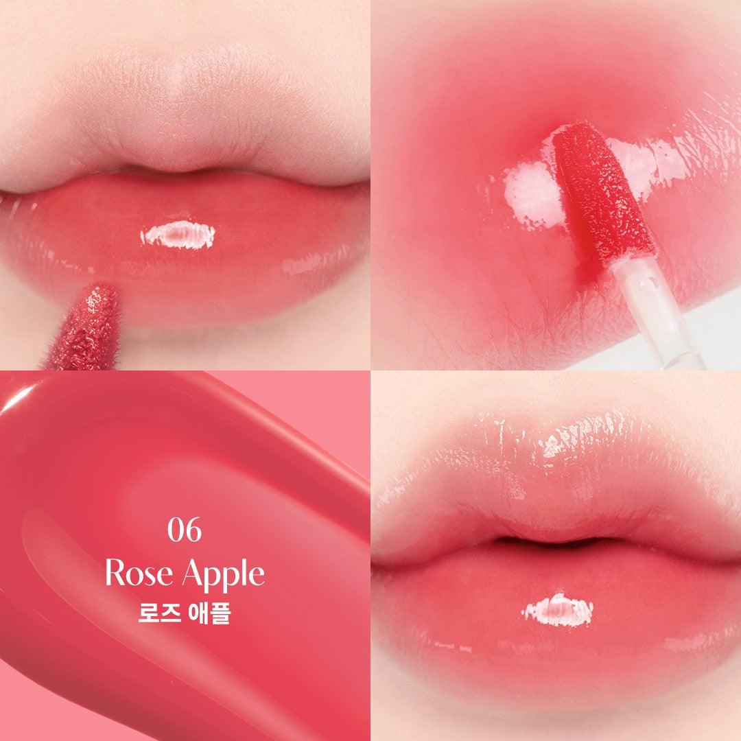 dasique Juicy Dewy Lip Tint #06 Rose Apple 唇部效果