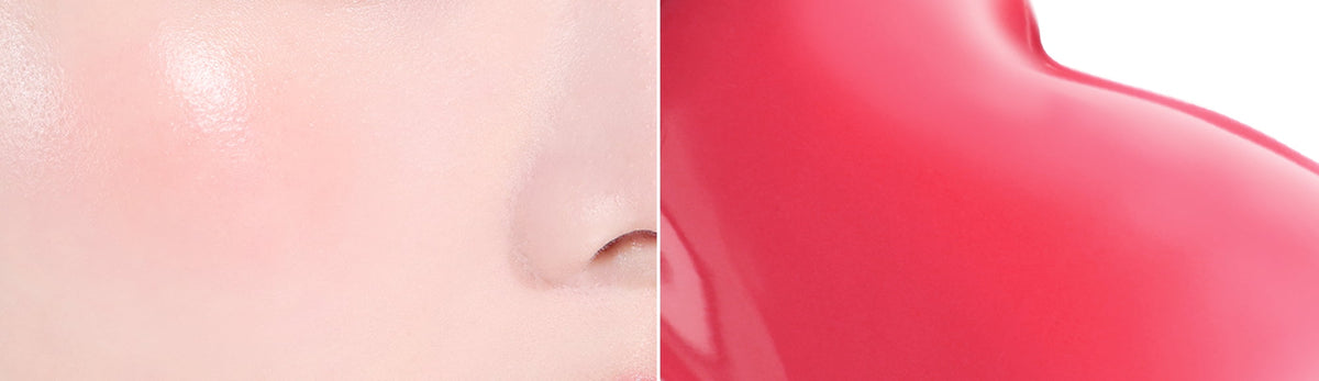 hince-dewy-liquid-cheek LC005 STRUT RED 色號效果