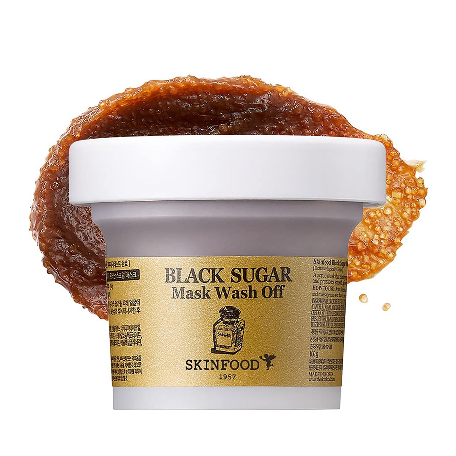 SKINFOOD - 黑糖光采精華面膜 100g