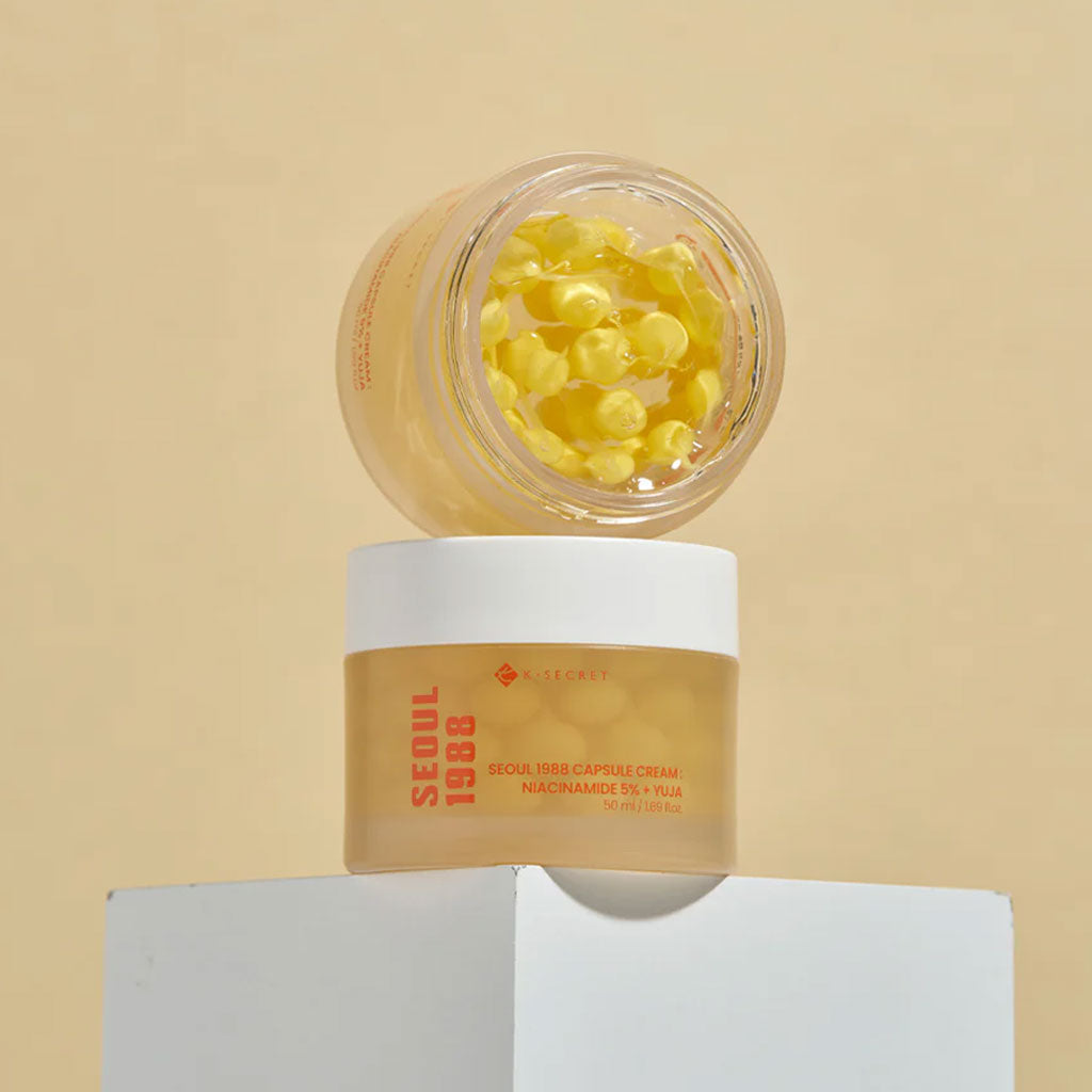 KSECRET 首爾1988 膠囊面霜：煙?胺 5% + 柚子 [50ml]