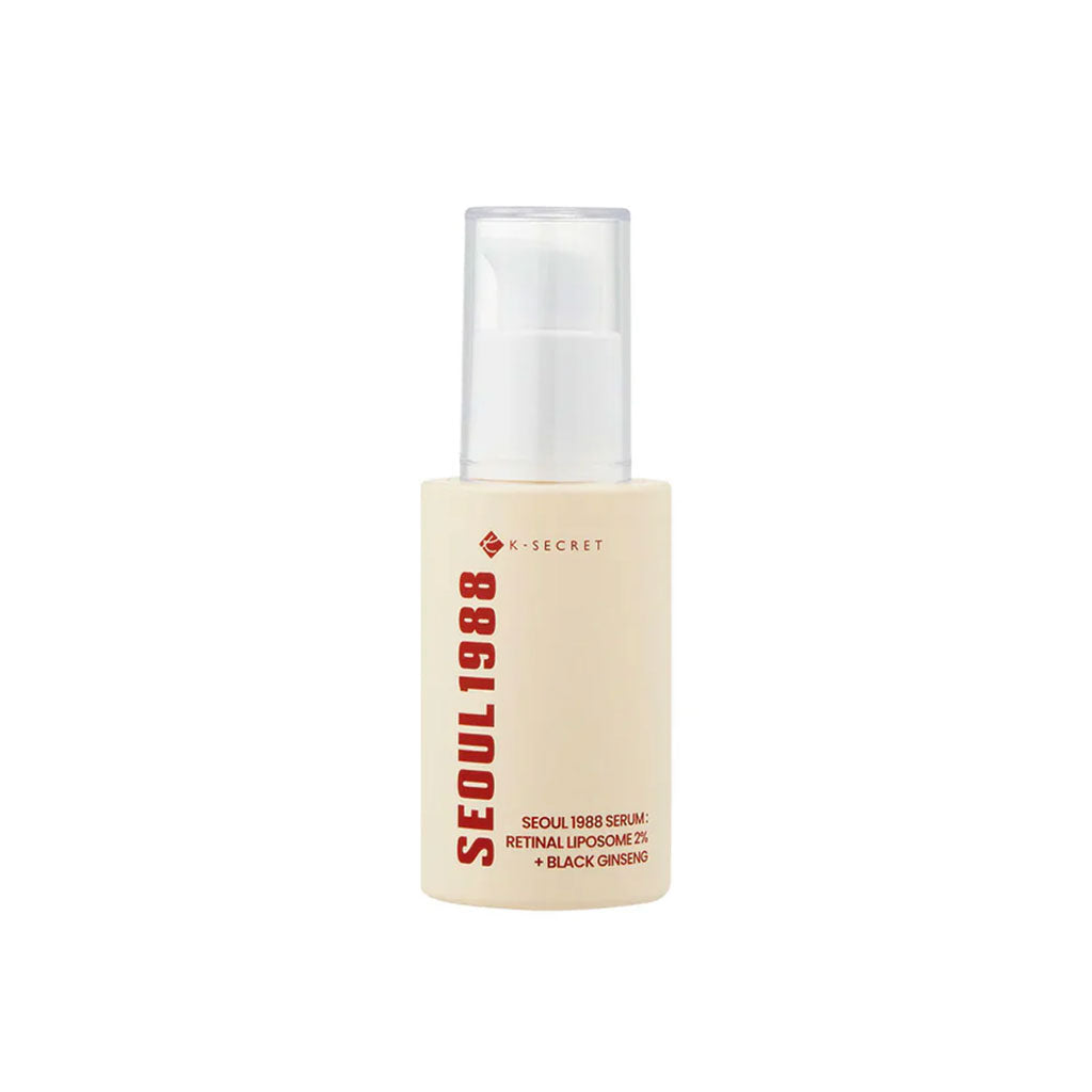 K-SECRET SEOUL 1988 Serum : Retinal Liposome 2% + Black Ginseng 2%視黃醛脂質體+黑參30ml