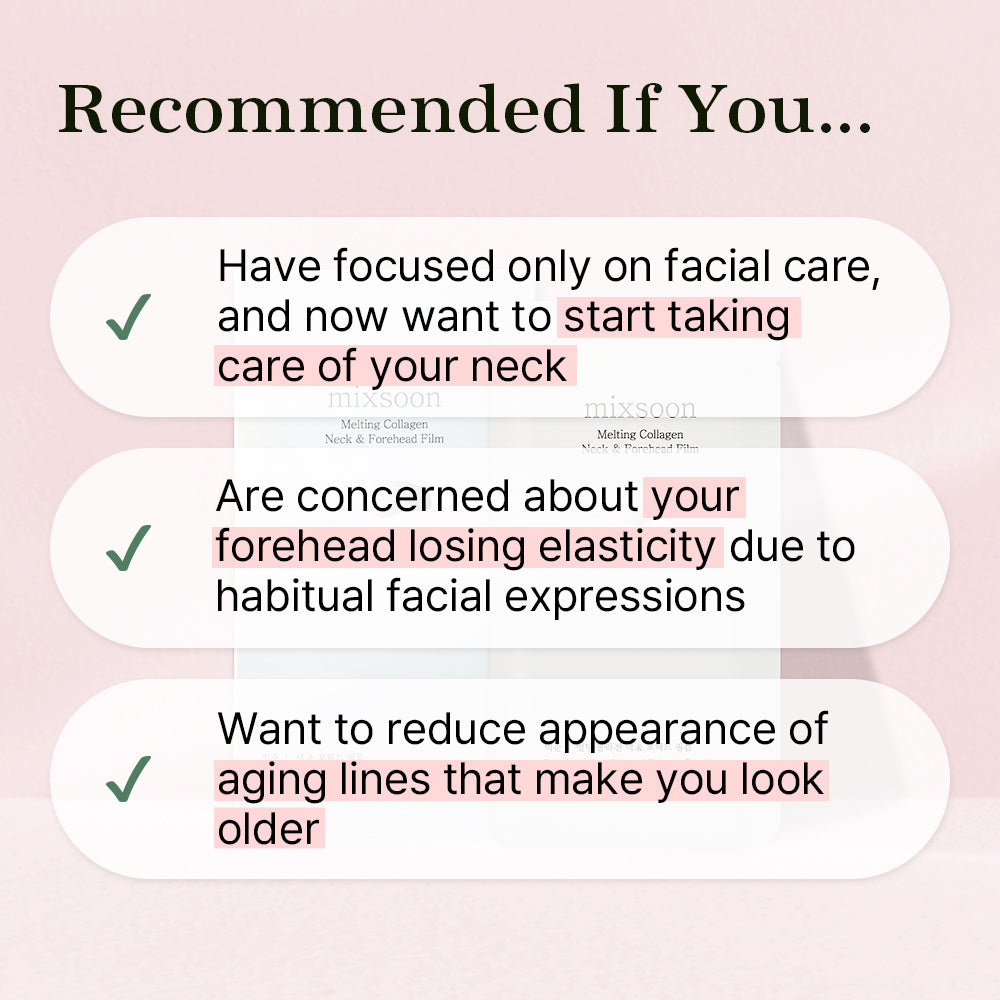 mixsoon - Melting Collagen Neck & Forehead Film