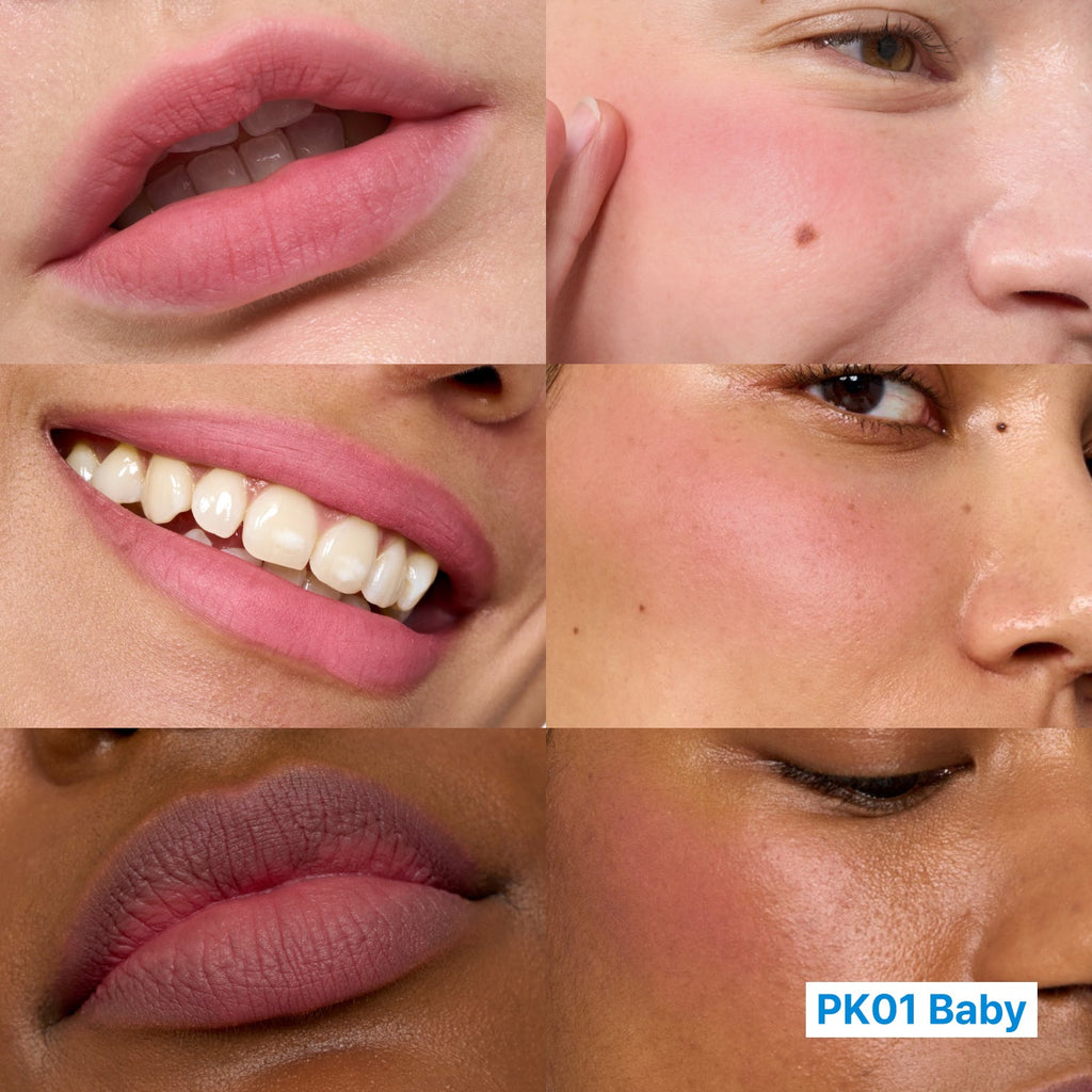 fwee-lip-cheek-blurry-pudding-pot [Keyring] Lip&Cheek Blurry Pudding Pot PK01 Baby 色號