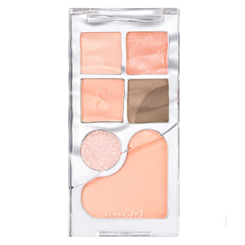 rom&nd Bare Layer Palette 01 Apricot Mood 色盤