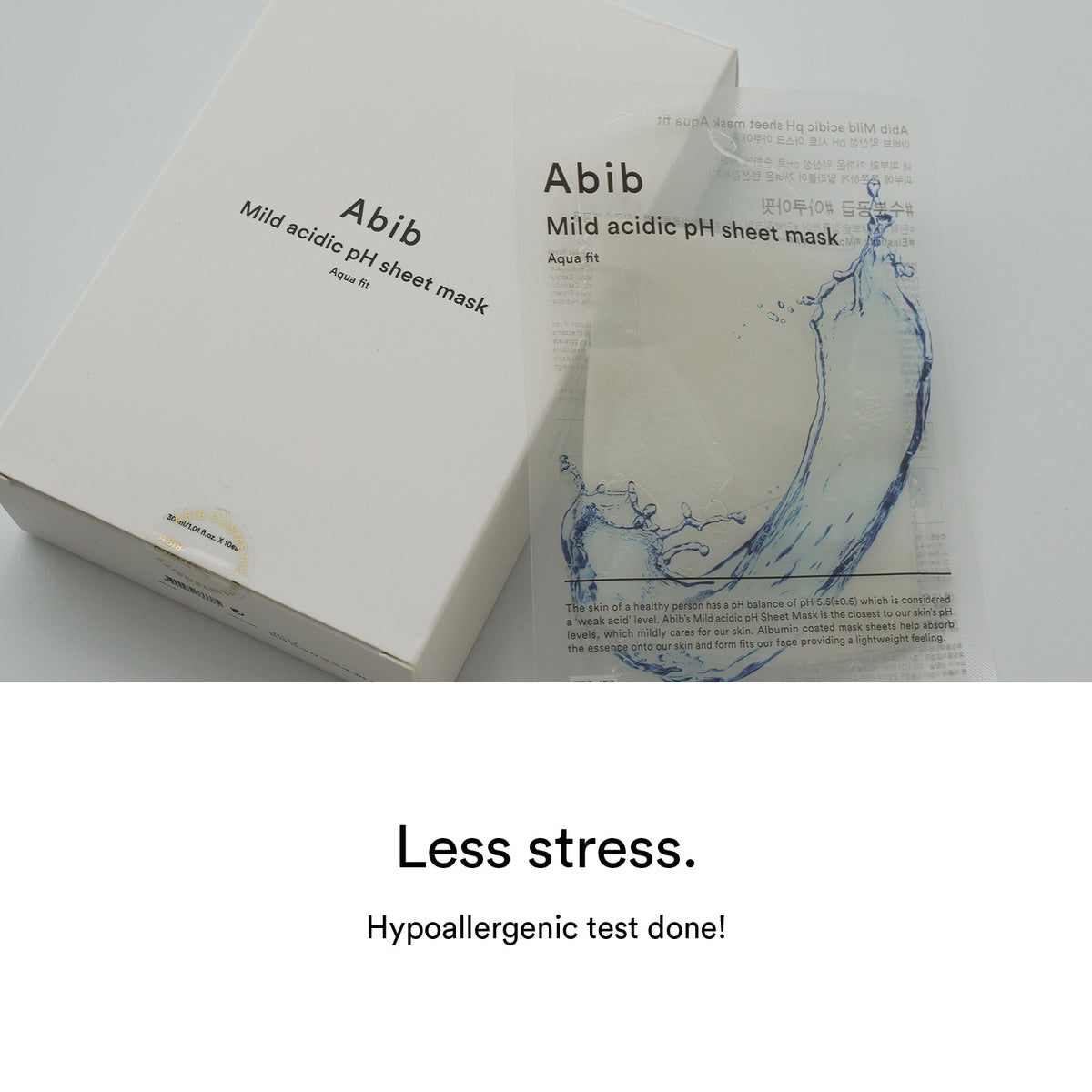 Abib - 弱酸性水庫補水面膜 (10片)(盒裝)